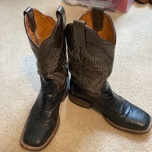 Resistol ranch women’s square toe cowboy boots